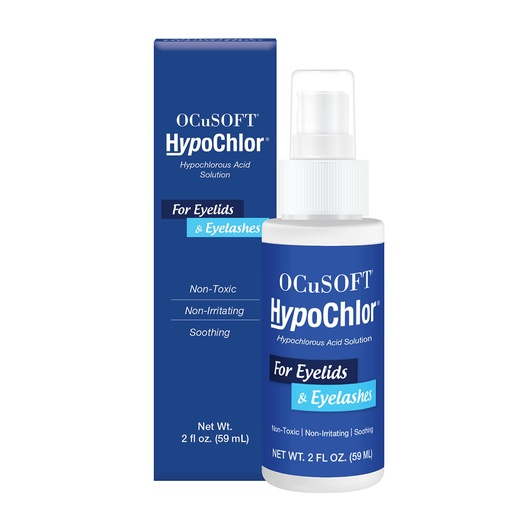 [BRSWKYIEOZ7AEA3K] OCuSOFT HypoChlor Spray - Non-Irritating Hypochlorous Acid Spray & Eyelid Cleanser Solution to Remove Oil & Debris- 2 fl oz