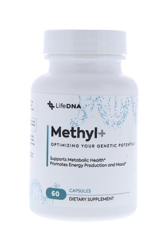 [BRSRAHA5DEOWC3A7] LIFEDNA Methyl + Methylfolate - Methylated Folate Vitamins Active 5-MTHF TMG Optimized Homocysteine, Brain, Cardiovascular Highly Bioavailable, MTHFR Supplement