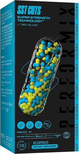 [BRSWGEA5BNYW2E3P] PERFORMIX SST Cuts Super Strength Technology - Energy, Focus & Mood - Nootropic, Caffeine, Zychrome & Teacrine - Pre Workout Supplement for Men & Women - 80 Servings