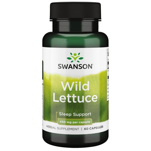 [BRSWGGIOPMIRU3L7] Swanson Full Spectrum Wild Lettuce 450 Milligrams 60 Capsules