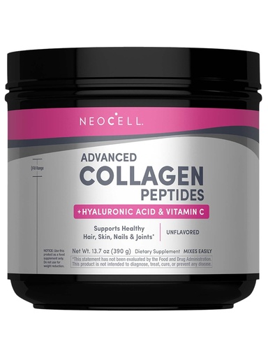 [BRSW2BATCQCAMGY4] NeoCell Super Collagen Peptides | 13.7 oz | Grassfed Bovine | With Hyaluronic Acid and Vitamin C | Non-GMO, Gluten & Soy Free Supplement
