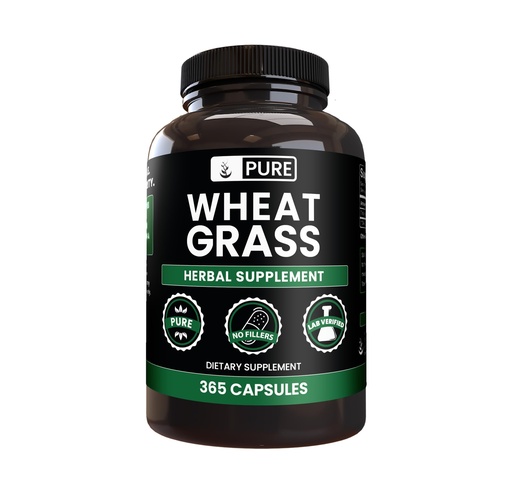 [BRSWYCD3OACBQDTH] Pure Original Ingredients Wheat Grass (365 Capsules) No Magnesium Or Rice Fillers, Always Pure, Lab Verified