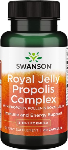 [BRSWKYITBMJRAYDA] Swanson Ultra Royal Jelly Propolis Complex 60 Capsules