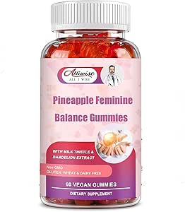 [BRSRMCA7C5YWA2Q6] Pineapple Feminine Balance Gummies for Women Liver Support