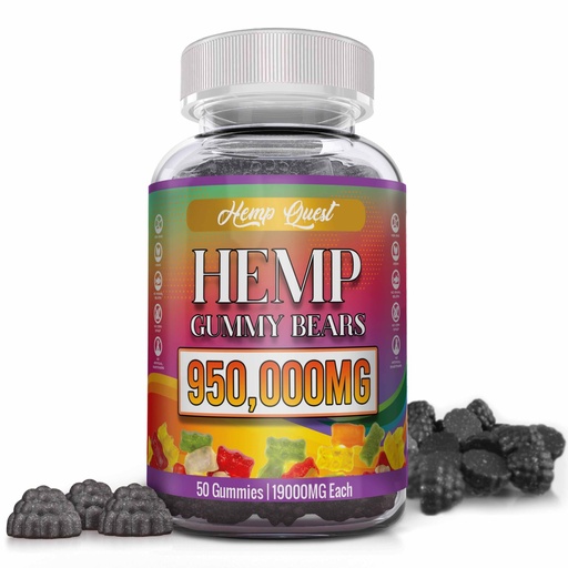 [BRSRAGAOOYHRMDI6] Hemp Gummies Neuropathy Nerve Support Supplement High Potency - Natural Health Pure Extra Strength with Hemp Oil Extract Vegan Edibles for Adults Vegan, Low Sugar, Made in USA