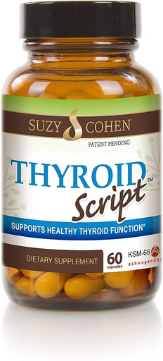 [BRSWICQ4CECACYLM] Thyroid Script by Suzy Cohen - Thyroid Support Supplement