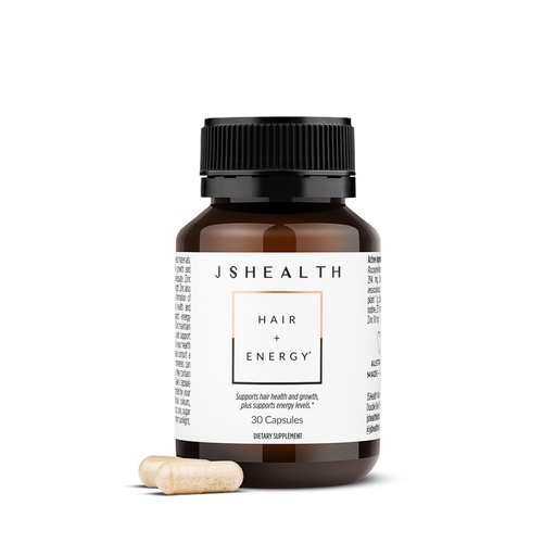 [BRSWGGTRCEMBOAI7] JSHealth Hair Growth Vitamins for Women. Hair + Energy with Kelp Iodine and Zinc. Supports Thickness, Strength, Energy. Nutritionist-Formulated (30 Capsules)