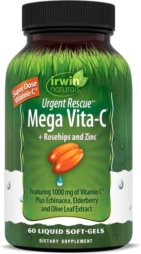 [BRSWKGYLBYDBUHLE] Irwin Naturals Vita C Plus Срочное спасение 60
