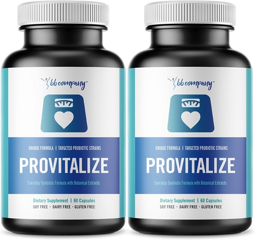 [BRSWY2YYAUMQE33V] BB Company Provitalize Silencioso Probióticos para Mujeres, Menopause ← Soporte Conjunto, Curvas Sexy Midsection, Salud Digestiva, Menopause Bloat ← Turmeric Curcumin Moringa Silencio Embalaje Vary  2 Packaging