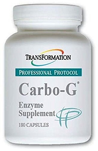 [BRSWGFQKDMJRGDTL] TRANSFORMATION THE GENESIS OF GOOD HEALTH Enzymes Carbo-G High Potency Enzyme Blend Formula Supplement with Probiotics & Herbs, for Carbohydrate Breakdown, Nutrient Absorption, 180 Capsules