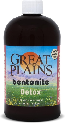 [BRSWIZYRBZ5BUDTA] Yerba Prima Liquid Great Plains Bentonite klei - uit de oude vulkanische as - Natural Mineral Supplement