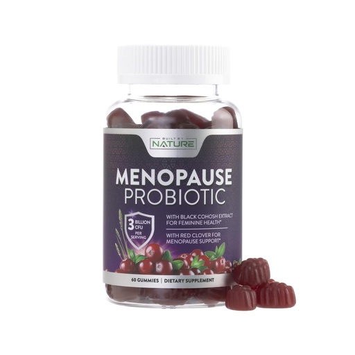 [BRSROHDYCF7BYDTU] Menopause Supplements for Women - Menopause Probiotic Gummy - Women’s Menopause Relief for Hot Flashes, Night Sweats & Mood Swings with Black Cohosh & Cranberry - Non-GMO, Vegan - 60 Gummies