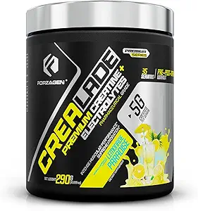 [BRSROGIQOANG2DTK] Forzagen CREA-Lade 35 Servings, Premium Creatine Monohydrate with Electrolytes Flavored Lemonade Paradise