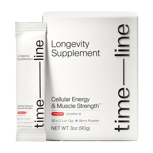 [BRSRAHYZAADROFAV] Timeline Mitopure Urolithin A Supplement Powder 500 MG- Clinically Proven Support for Healthy Aging and Cellular Renewal - Mitoceutical for Muscle Support and Longevity