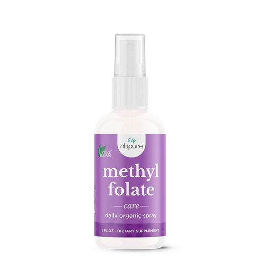 [BRSW2ZINAUFGMDLO] nbpure Methylfolate Vitamin B9 Spray Supplement, Liquid Folic Acid Spray, 1 oz