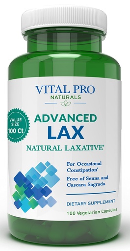 [BRSRMFIDB4DQOE32] Vital Pro Naturals - Advanced Lax Natural Laxative Formula 100 Capsules