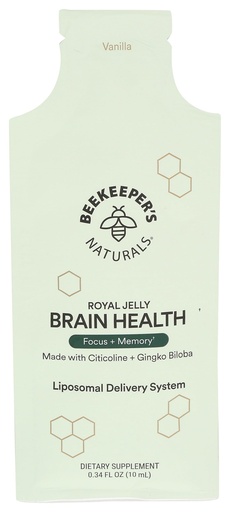 [BRSRA2YBC56Q4C37] Beekeepers Naturals Brain Health Royal Jelly Liposomal SGL, 0.34 FZ
