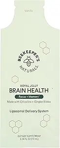 [BRSRA2YBC56Q4C37] Beekeepers Naturals Brain Health Royal Jelly Liposomal SGL, 0.34 Fz