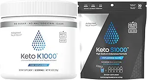 [BRSRAFQFAV7RSHL6] Hi-Lyte Keto K1000 Electrolyte Powder Unflavored + Keto S1000 Electrolyte Powder Packets