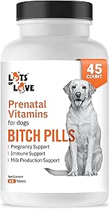 [BRSROEIKOUGRUELB] Bitch Pills - Pregnant Dog Prenatal Vitamins - 45 Tablets