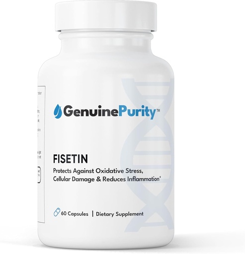 [BRSROAALCMFBSGTF] Fisetin 150mg Silencioso Suplemento para el Envejecimiento Apoyo Cognitivo ← Puro Fisetin Suplemento - Tamaño de servicio poderoso ¦ Gluten Gratis, Vegan, EE.UU. Hecho, No GMO ANTE 60 cápsulas
