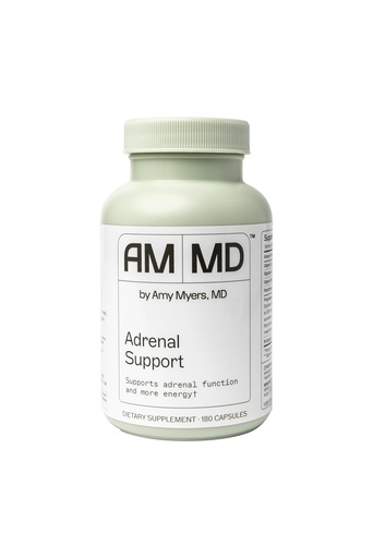 [BRSWYHD3CMJQ2YA2] Amy Myers MD Adrenal Support - Adaptogenic Herb Supplement with Ashwagandha, Riboflavin, Vitamin B6 & More - Gluten-Free, Non-Dairy & Non-Soy - 180 Capsules