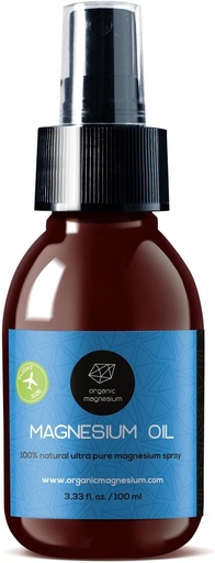 [BRSROAT3DJ6AGFL5] Magnesium Spray Oil - 100% Pure Topical Magnesium Chloride for Leg Cramps from Ancient Zechstein Seabed | Perfect for Sports, Relaxing & Sleep | for Adults & Kids (3,33 oz)