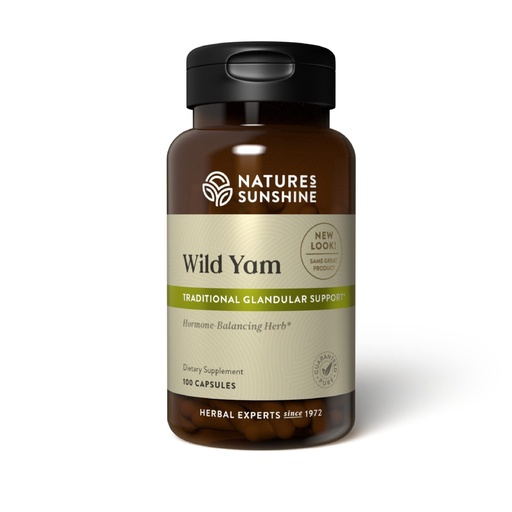 [BRSWIYQGPJ4A2F3I] Nature's Sunshine Wild Yam Capsules - Herbal Gladular Support (100 Capsules)