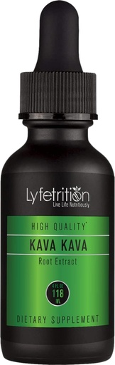 [BRSRMCQ5AEDQKAD3] Lyfetrition Kava Kava Root Extract with Active Kavalactones 540mg, 220 Servings, Cruelty-Free, Easy-to-Consume Liquid Drops, Quick Absorption, GMP-Certified, Third-Party Tested, Non-GMO, Made in USA