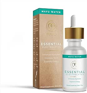 [BRSRMAIHBYDW22DU] MAYU Electrolyte Water Drops - Fast Absorption Mineral Drops for Drinking Water, Hydration Essential Minerals Mix - 100% Pure Natural Minerals, Dehydration Solution, Sugar Free Electrolytes -30 ml (1)
