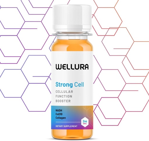 [BRSRAAQDBMMRA23O] Strong Cell | Cellular Function Booster Liquid | NADH, CoQ10, Collagen. 90+% Absorption Rate. Vitamins B1, B2, B3, B6, B7, and B12. Vitamin K2.