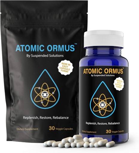 [BRSWGFQLOB4AKHYV] Atomic ORMUS - Capsules - Capsules de ouro MONATOMIC - 100% ORMUS Powder - 100% Vegan - ormus Gold, monatomic Gold (30 cápsulas)