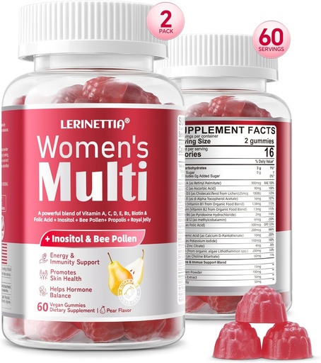 [BRSROCT5A57BQFIY] Women’s 50+ Multivitamins, Multivitamin for Women with Vitamin A, C, D3, E and Zinc, Vegan Sugar Free 120 Count