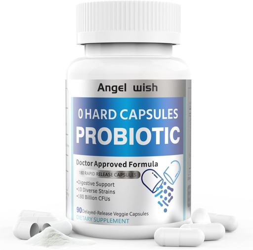 [BRSRAYD3CUAQYYIZ] Prebiotics-Probiotics Nutritional-Supplements Women-Men 90Count - 180 Billion CFUs Probiotic Capsules Daily Prebiotic Supplement for Digestive Immune Health Support