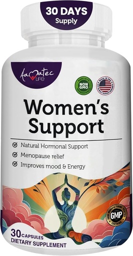 [BRSWG2Y7OF4GAAD7] Women’s Support Supplement- Natural Hormone Regulation- Menopause Support Supplement- Estrogen Rich Supplement- Active Ingredients Pills to Help Balance Hormones Non-GMO