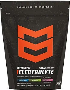 [BRSREFQNPMHGKADH] MTN OPS Electrolytes Powder Packets, Sugar Free Hydration Packets, Gluten-Free Hydration Powder, Electrolyte Packets STM “Straight to Mouth” - Variety Pack of 3 Flavors, 30 Packs