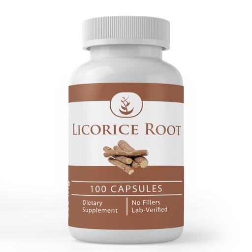 [BRSWYZY7BEDQA2D2] Pure Original Ingredients Licorice Root Extract (100 Capsules) Always Pure, No Additives Or Fillers, Lab Verified