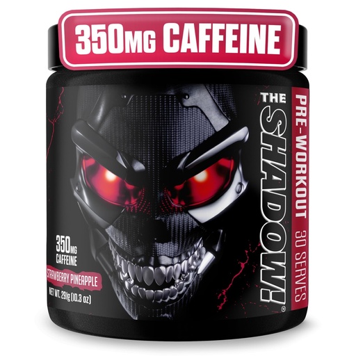 [BRSW2AQKOZYBMAY4] JNX SPORTS The Shadow! High Stim Preworkout – Pre Workout Powder for Men & Women, High Caffeine Pre Workout for Energy, Mental Focus & Strength,Strawberry Pineapple, 30 Servings