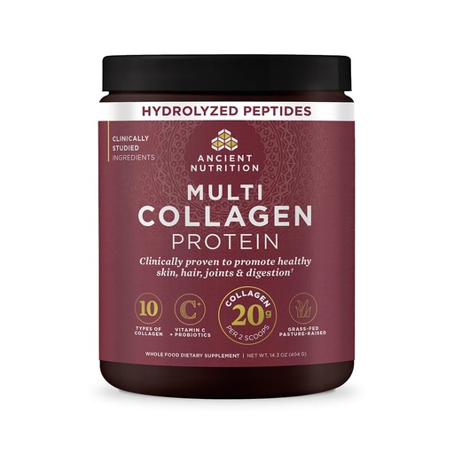 [BRSROBT7BUCAACIU] Ancient Nutrition Multi Collagen Protein, Hydrolyzed Peptides, Unflavored