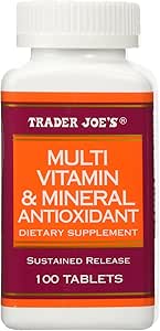 [BRSWIGL4DJ5BYDLA] Trader Joe's Multi Vitamin & Mineral Antioxidant 100 Tablets