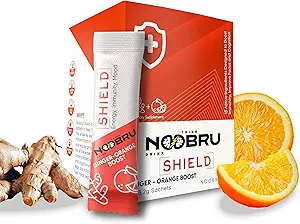 [BRSW2HTYOIPQ2CDD] Noobru Shield with Vitamin C Powder and Ginger - Immune System Booster for Perfect Health Condition - Vitamins Blend for Your Body - Nootropic Food Supplements for Sharp Concentration and Quick Mind