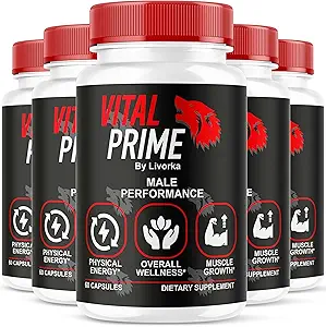 [BRSRAHAHBV7RQYLV] LIVORKA Vital Prime for Men, Advanced Formula, Dietary Supplement Support Capsules for 5 Months, Pack of 5