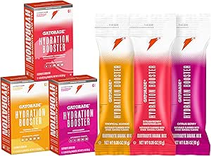[BRSRAFL7CUMGAA36] Gatorade Hydration Booster - All 3 Flavors (Strawberry Watermelon, Tropical Mango, Citrus Berry)