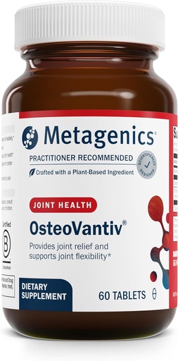 [BRSWIGYPPJ6GYHQZ] Metagenics OsteoVantiv - UC-II Collagen " THIAA for Joint Support, Flexibility " Post-Exercise Comfort* - Non-GMO, Gluten-Free - GMP Certified Facility - 60 Tablets
