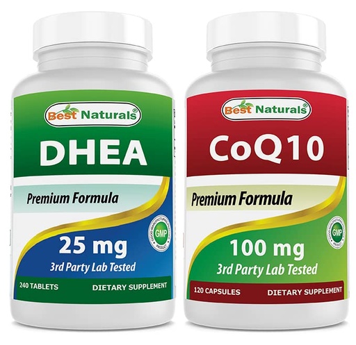 [BRSRMBQPBFYQGF3H] Best Naturals DHEA 100mg & COQ10 100 mg