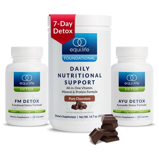 [BRSWGHA6DICR6AY7] Equilife Dr. Cabral Detox, 7 Day Cleanse System, Plant Based Protein, Vitamins & Minerals, Supports Liver Detox, Promotes Healthy Weight Management & Full Body Balance, Vegan, Gluten Free, Chocolate