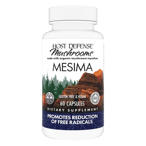 [BRSWIZL4OYDQEE3M] Host Defense Mesima Capsules - Herbal Antioxidant Activity & Immune System Support Supplement - Mushroom Supplement to Support Balanced Immune Response - 60 Capsules (30 Servings)*