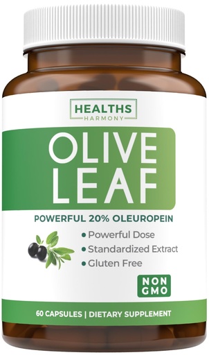 [BRSWKGI7AIGQC2DC] Super Strength Olive Leaf Extract Capsules - Vegan Non-GMO 750mg Olive Extract with 20% Oleuropein Antioxidant Supplement for Immunity Skin and Heart Health Support - Made in The USA (2 Month Supply)