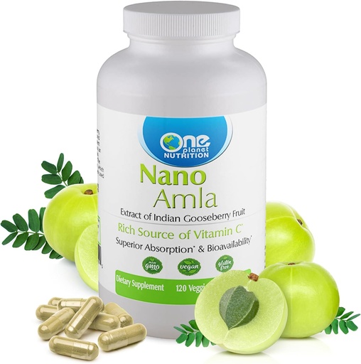 [BRSROFIEAAFWMGQ2] One Plan Profile Nano amla 500 mg Veg Vegie Capsues (201 servations), Ambla founds, High in view C for Collagen Profile & Imune สนับสนุน, Not-GMO, GNMO, เวก้า, Gloten-free.