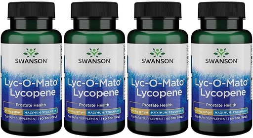 [BRSWGAANDEGR6HT6] Swanson Super-Strength LYC-O-Mato Lycopene 40 Milligrams 60 Sgels (4 Pack)